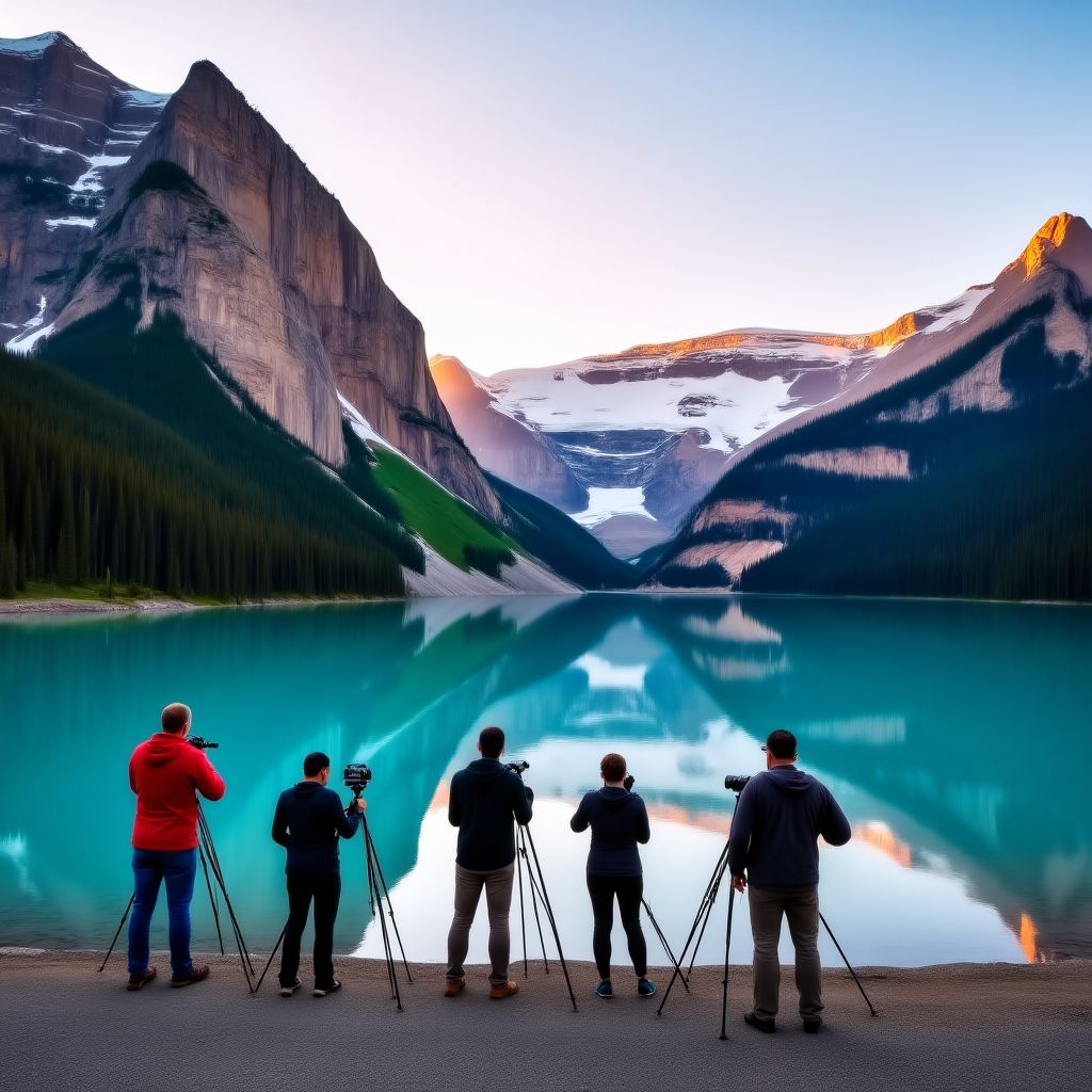 Photography workshop at Lake Louise
