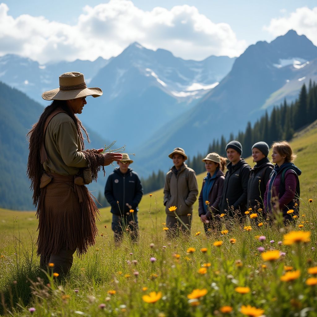 Indigenous cultural program in Jasper