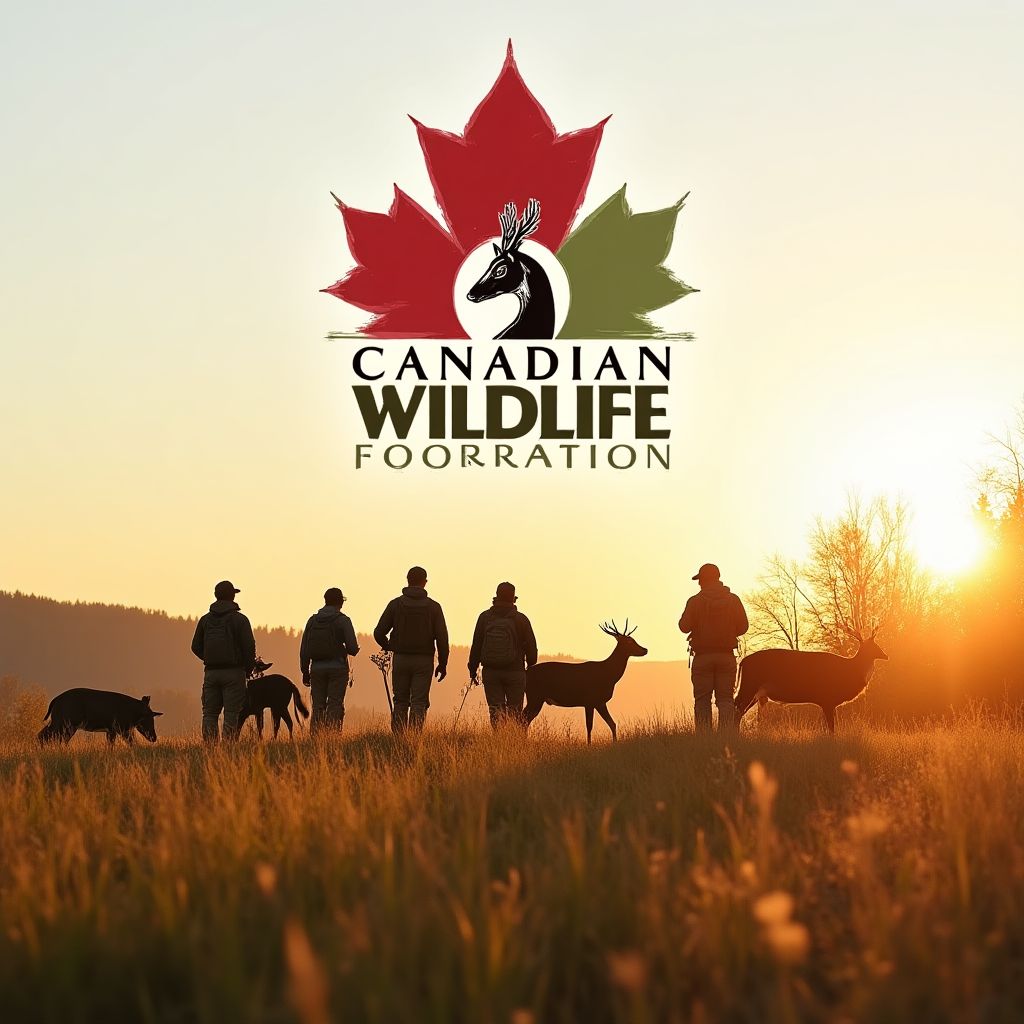 Canadian Wildlife Federation logo and staff